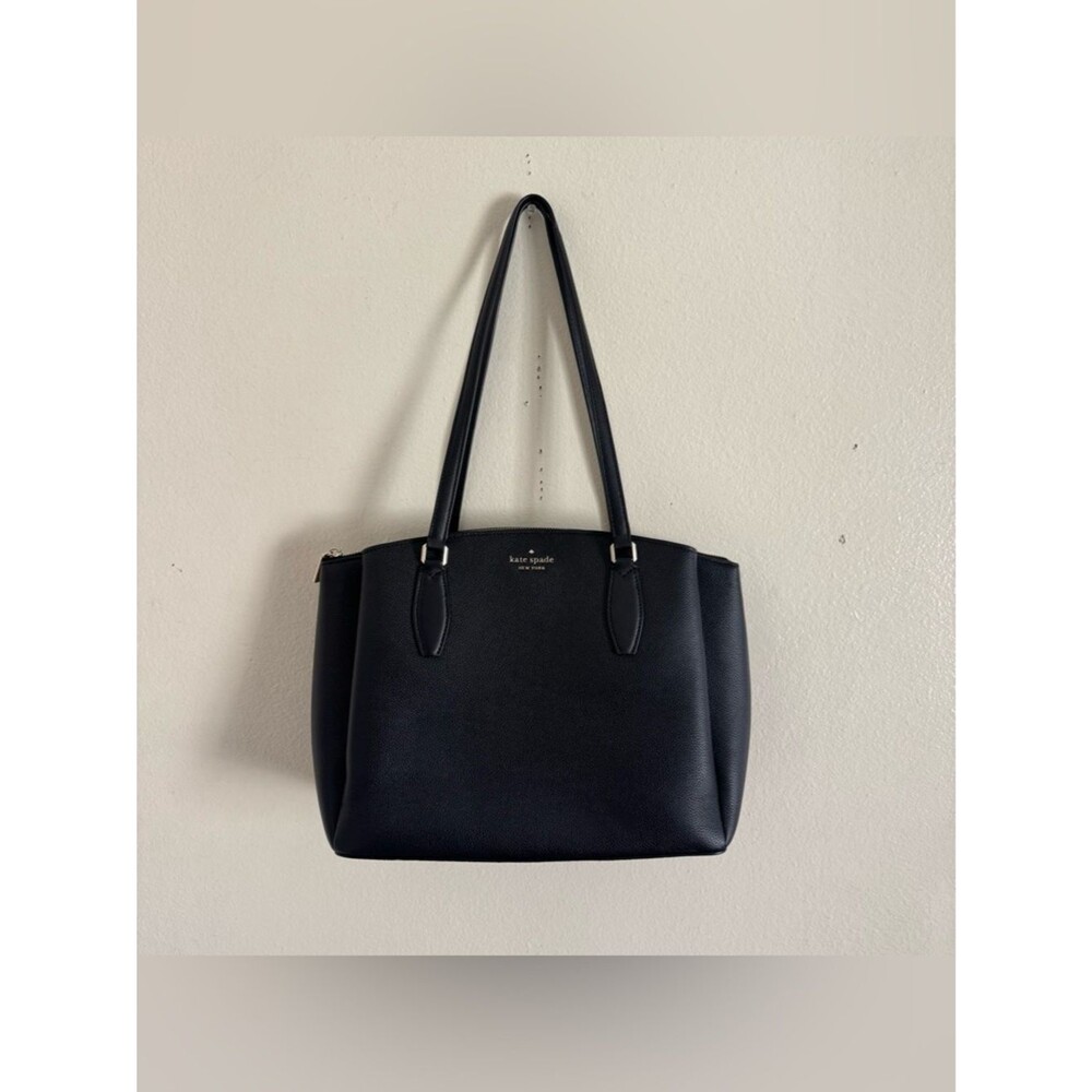 Kate Spade Monet Large Triple Compartment Tote Black